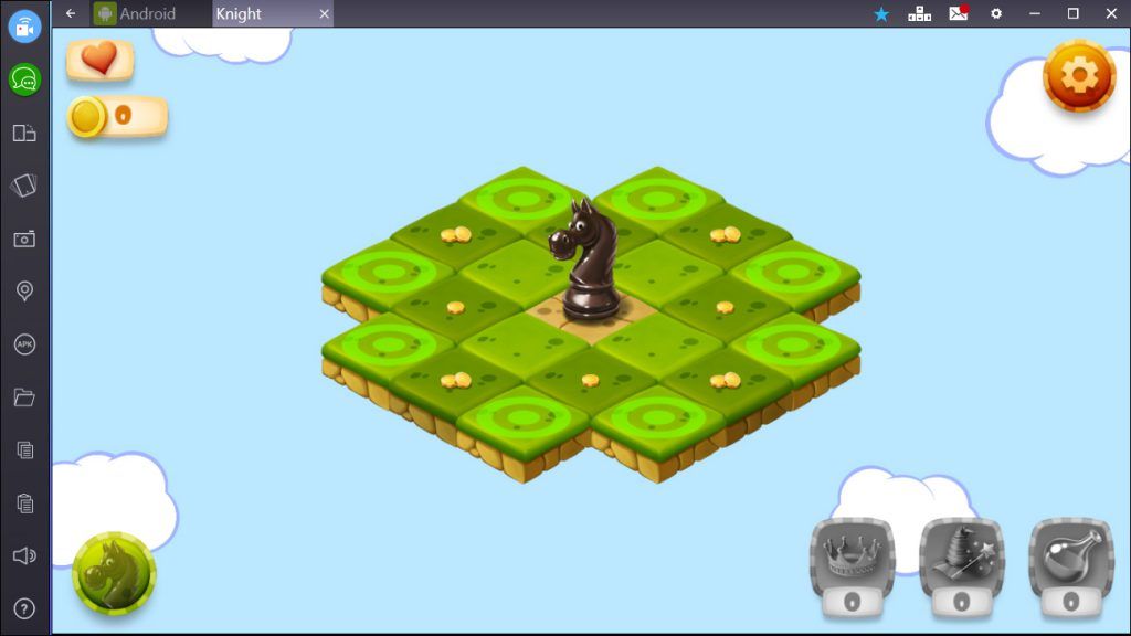 Knights Tour Chess Puzzle - Moving