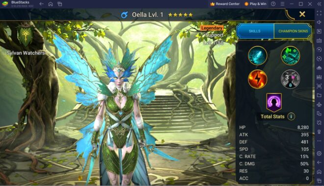 RAID Shadow Legends Oella Legendary Champion Fusion Guide BlueStacks