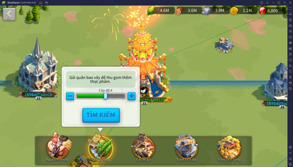 Rise Of Kingdoms Gamota T M Hi U Giao Di N Trong Game Bluestacks