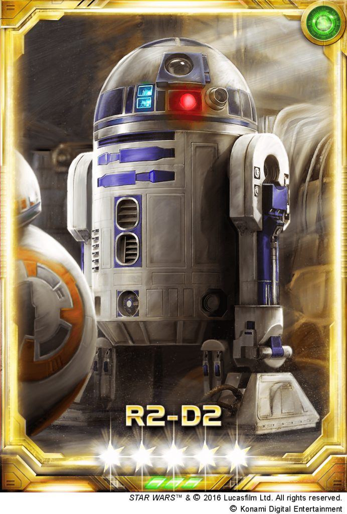 Exclusive R2-D2 card for Star Wars Force Collection Exclusive R2-D2 card for Star Wars Force Collection