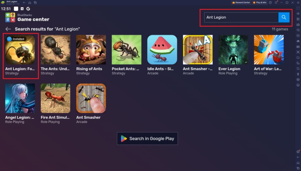 How To Play Ant Legion For The Swarm On Pc With Bluestacks