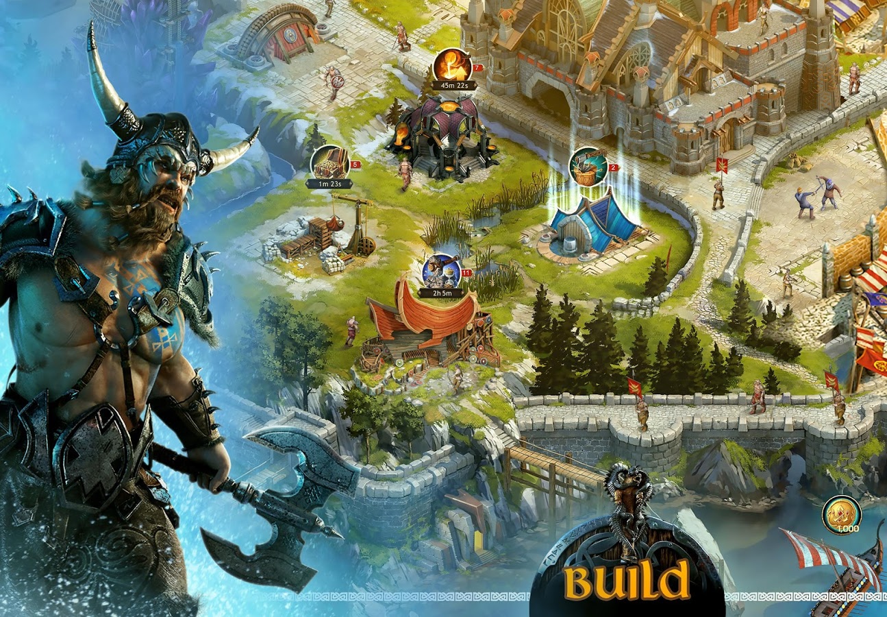 Vikings War of Clans: начало игры