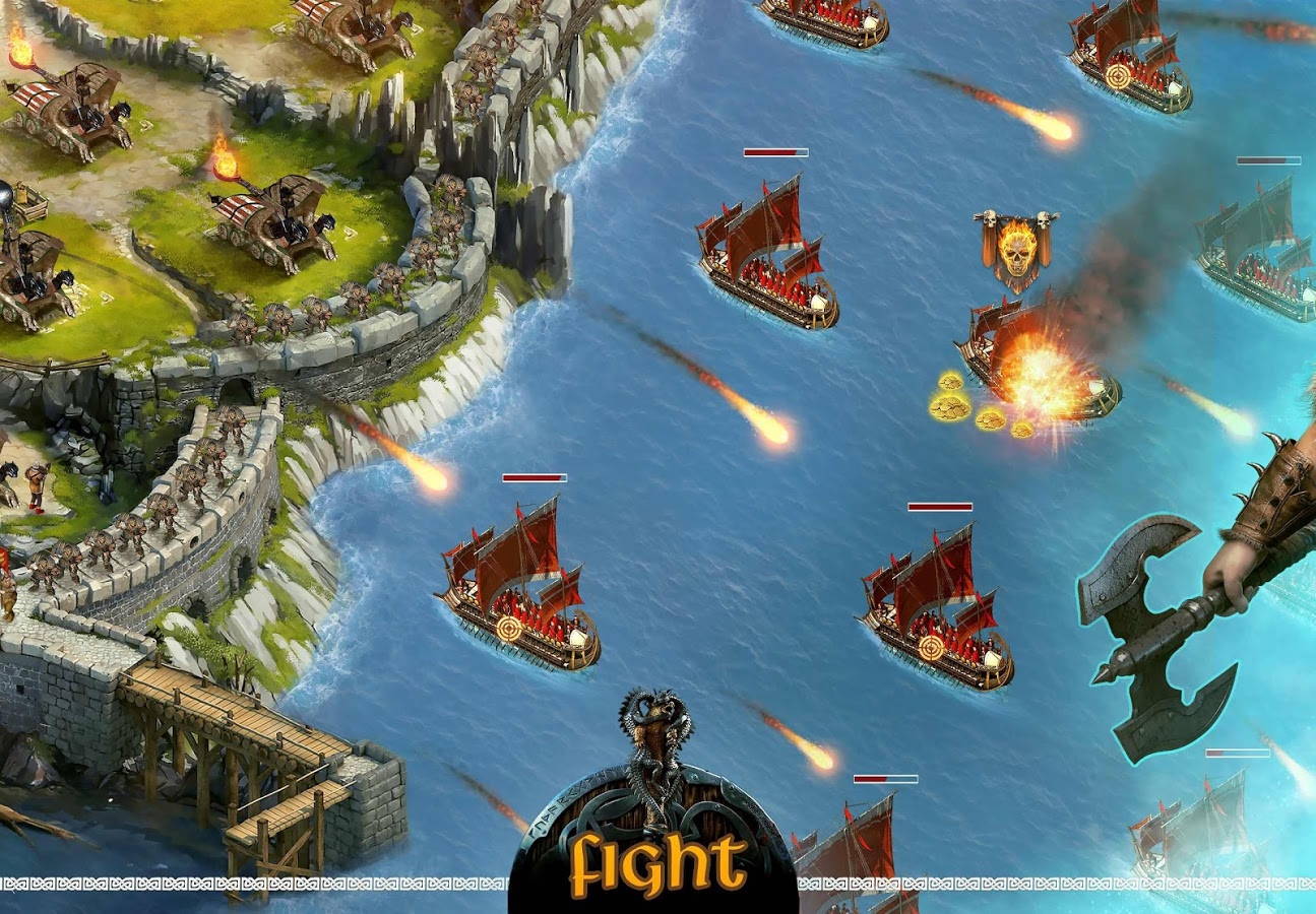 Vikings War of Clans: начало игры