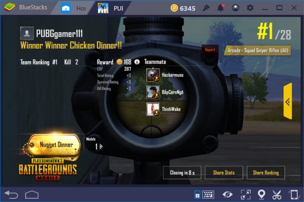 Cách chơi chế độ Sniper Training trong PUBG Mobile BlueStacks