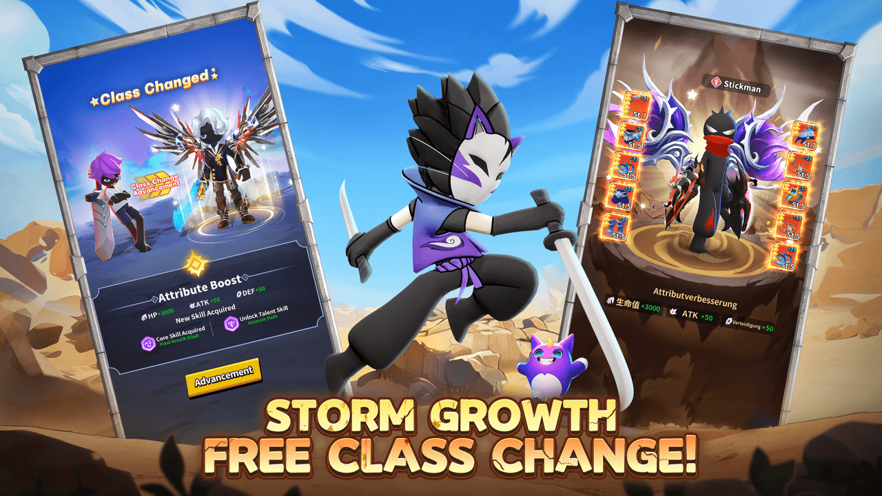 Log in for 5000 FREE Pulls! Stickman GO &ndash; The 3D Stickman Idle Adventure Mobile Game &ndash; Is Officially Launched!