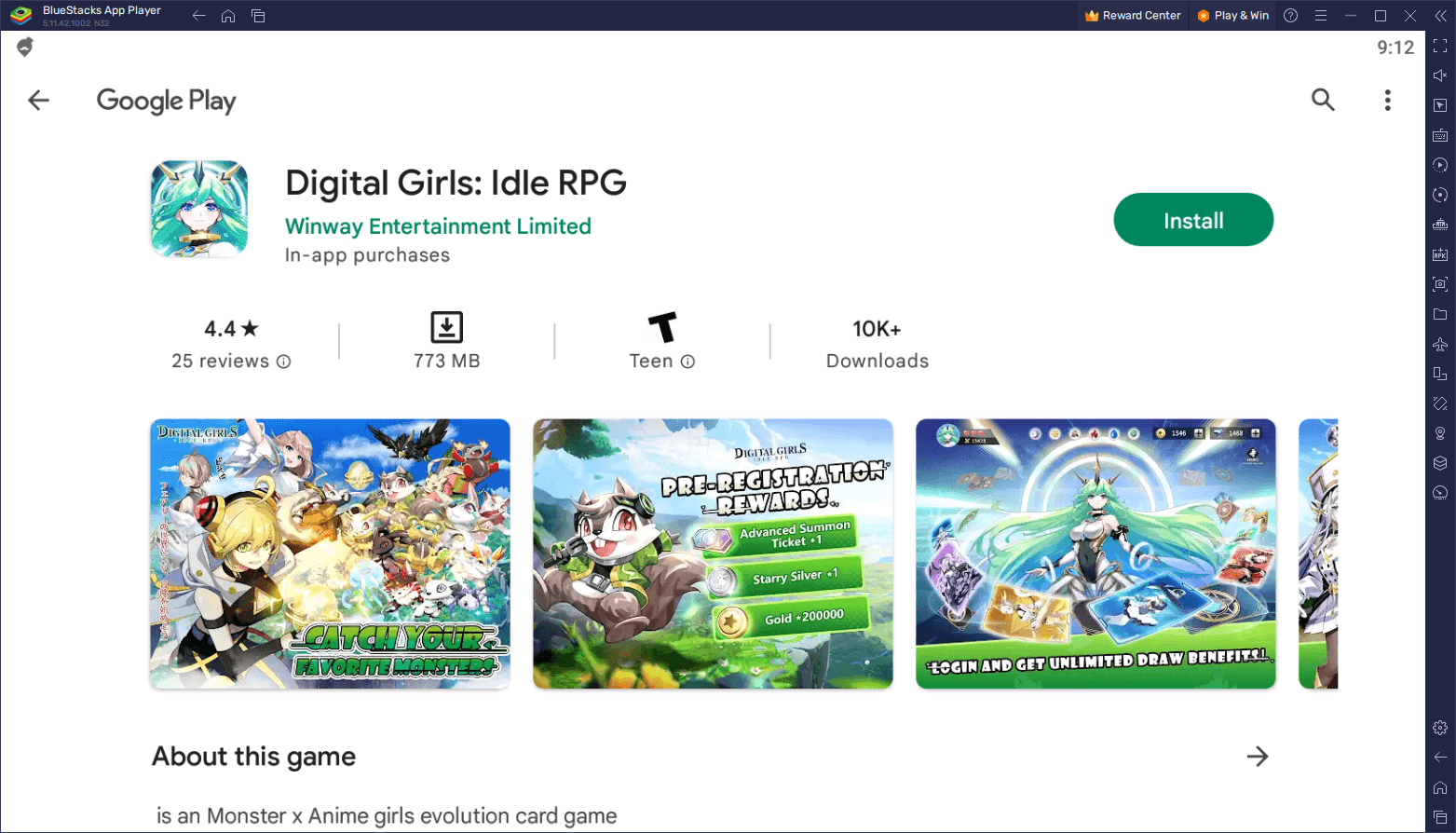 Как играть в Digital Girls: Idle RPG на ПК с помощью BlueStacks