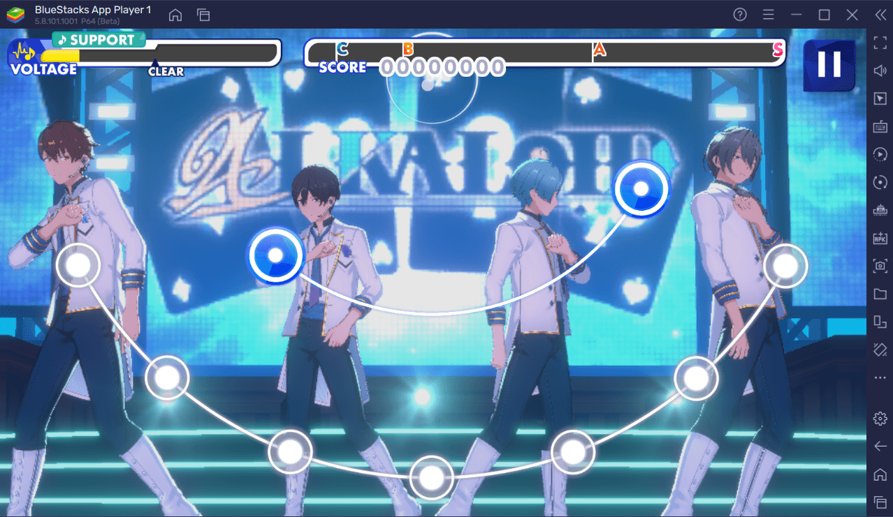 Как установить и играть в Ensemble Stars Music на ПК или Mac с помощью BlueStacks