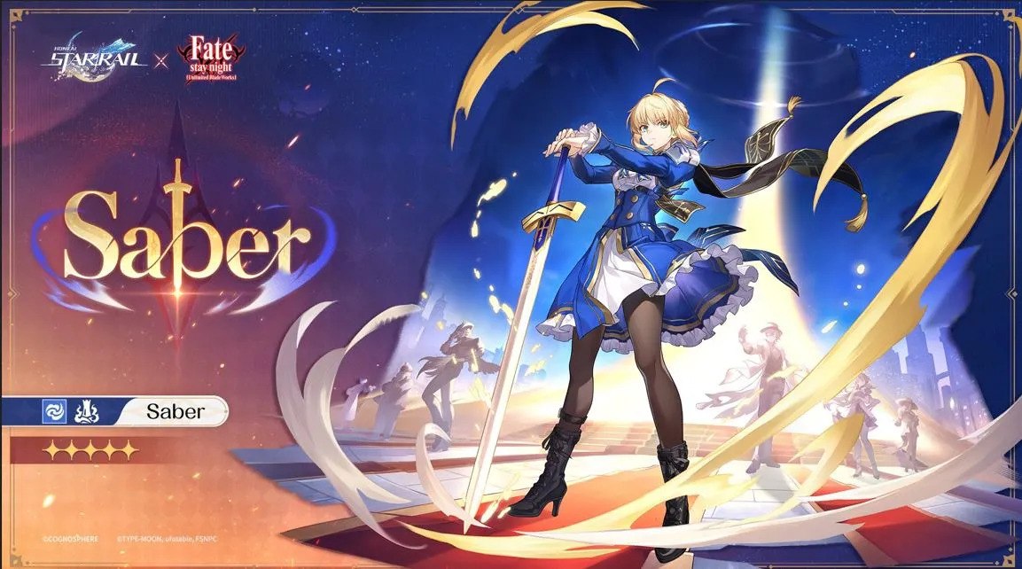 《崩壞：星穹鐵道》x《Fate/stay night》聯動推出兩位新角色Saber與Archer