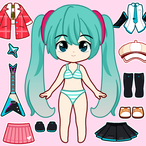 Anime Doll Dress Up Games v111 MOD APK Unlocked Skins Download
