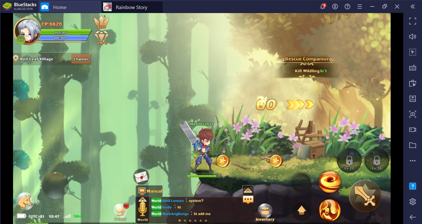 Panduan Lengkap Cara Mudah Main Rainbow Story: Fantasy MMORPG di PC