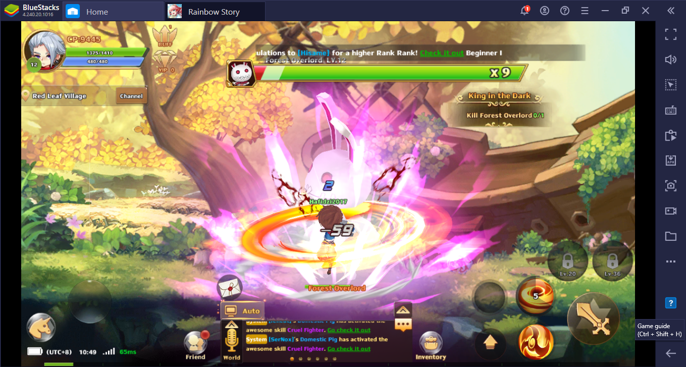 Tips Cepat Menaikkan Level dan Kekuatan untuk Pemula di Rainbow Story: Fantasy MMORPG