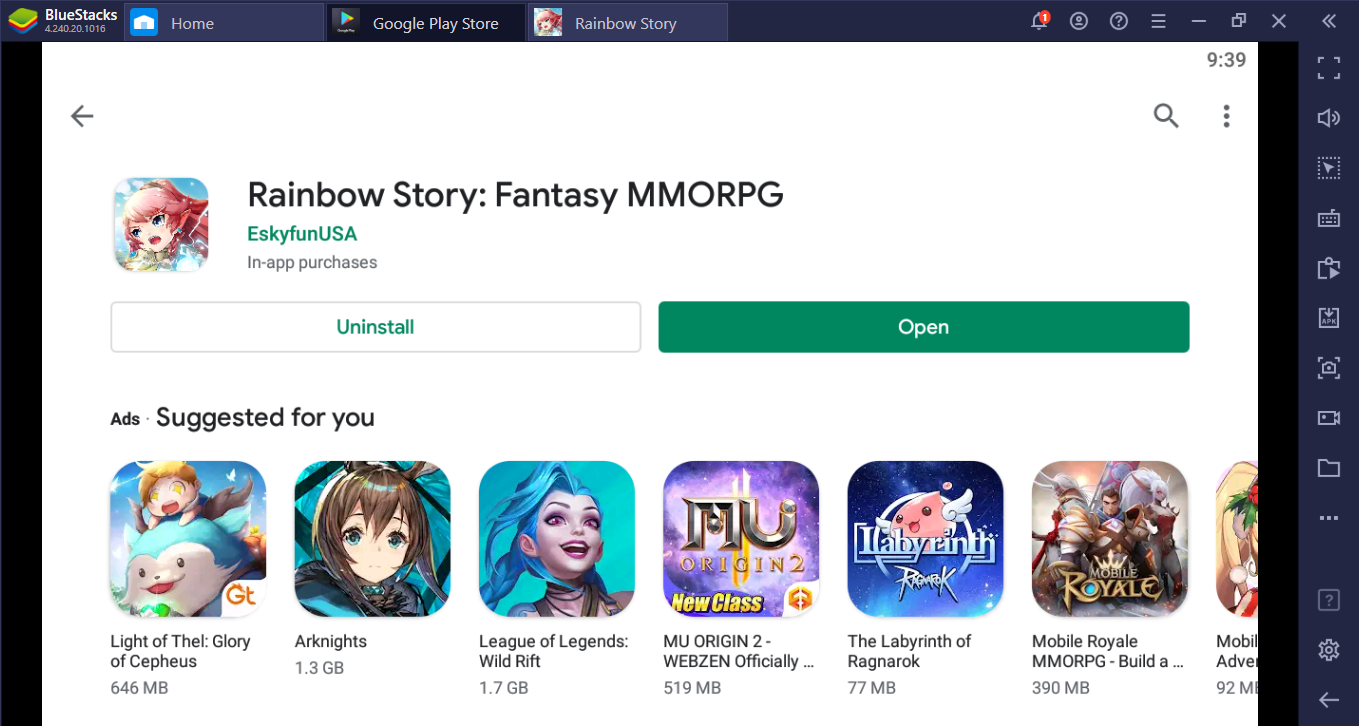 Panduan Lengkap Cara Mudah Main Rainbow Story: Fantasy MMORPG di PC