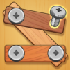 Wood Nuts & Bolts Puzzle Game