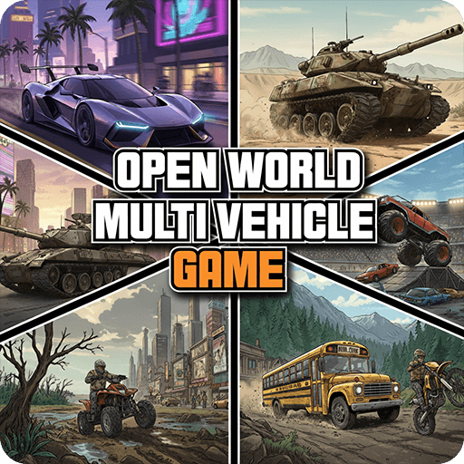 Open World Multi Vehicle Game