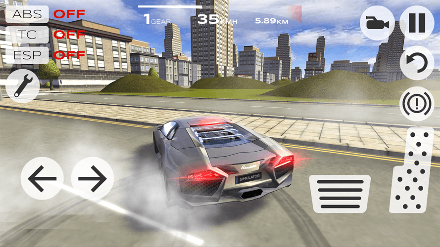 download extreme car driving simulator on pc with bluestacks