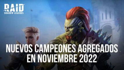 RAID Shadow Legends: se agregaron nuevos campeones épicos y legendarios en noviembre de 2022