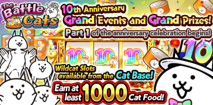 10x fun! 10 Years of The Battle Cats with Huge Rewards