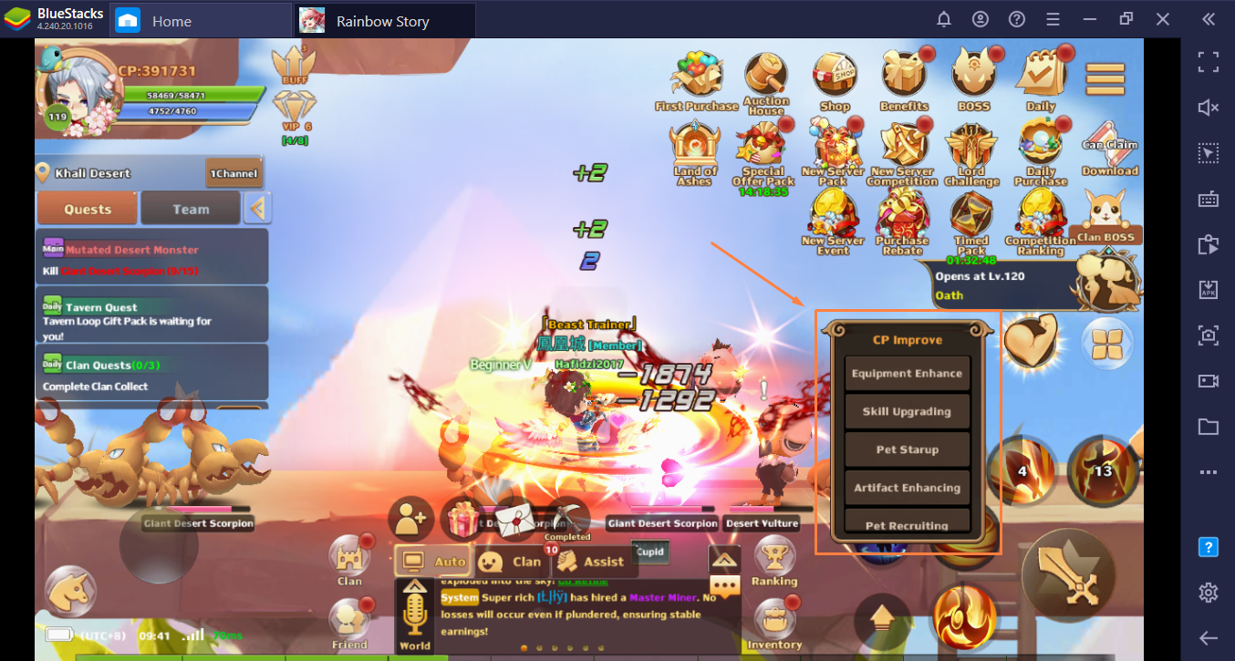 Tips Cepat Menaikkan Level dan Kekuatan untuk Pemula di Rainbow Story: Fantasy MMORPG