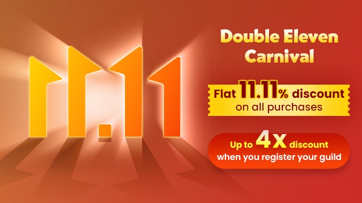 Double Eleven Carnival on BlueStacks Store – Rally Your Guild and Save Up to 4x