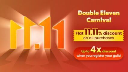 Karnaval 11:11 di BlueStacks Store – Raih Diskon Maksimal Dengan Kekuatan Guild! Bisa Hemat Hingga 44,44%!