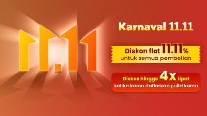 Karnaval 11:11 di BlueStacks Store – Raih Diskon Maksimal Dengan Kekuatan Guild! Bisa Hemat Hingga 4X Lipat!