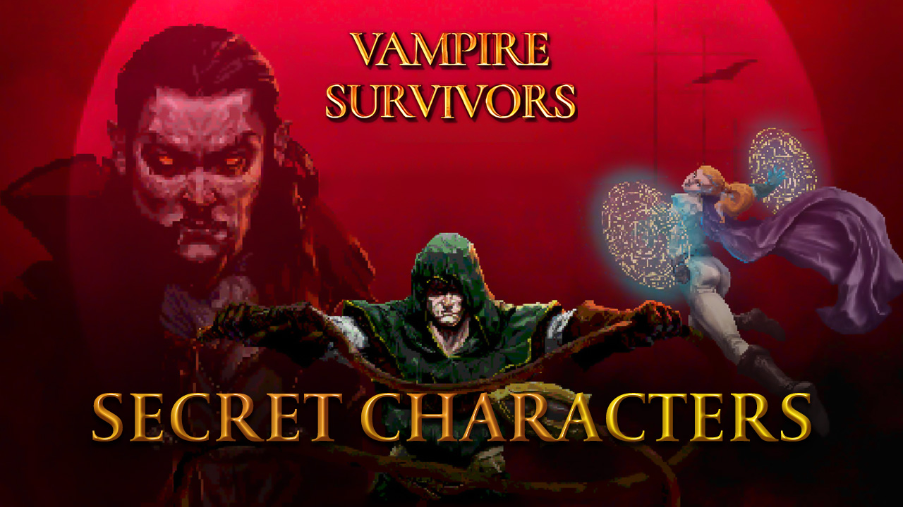 Vampire Survivors secret characters - how to unlock them
