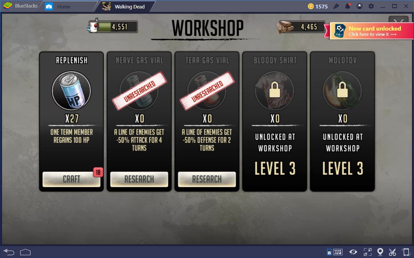 Workshop Guide for The Walking Dead: Road to Survival