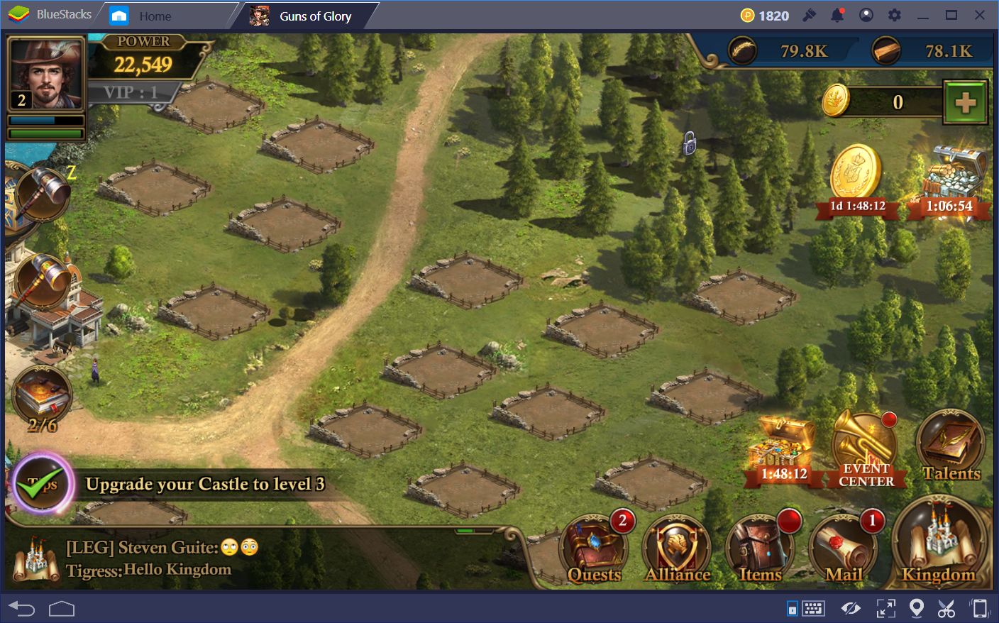 Guns of Glory on PC: How to Create an Efficient Estate in – Part 1