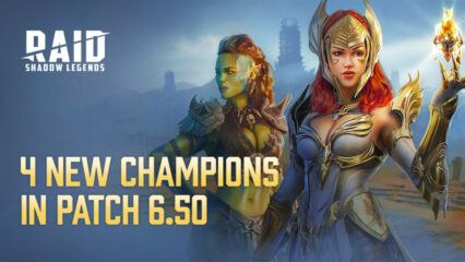 RAID: Shadow Legends – 4 New Champions, Blessings Changes, Champion Rebalancing and more in Patch 6.50
