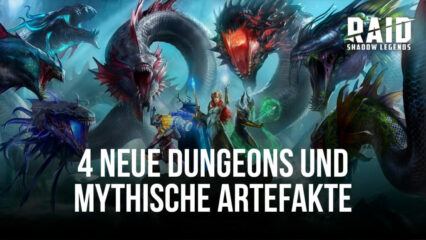 RAID: Shadow Legends – 4 neue Dungeons im schweren Modus, mythische Artefakte und mehr in Patch 6.51.1