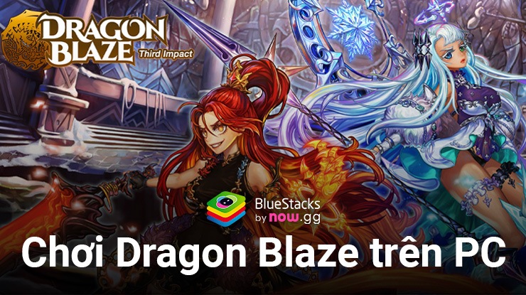Chiến đấu với loài rồng khi chơi Dragon Blaze trên PC với BlueStacks