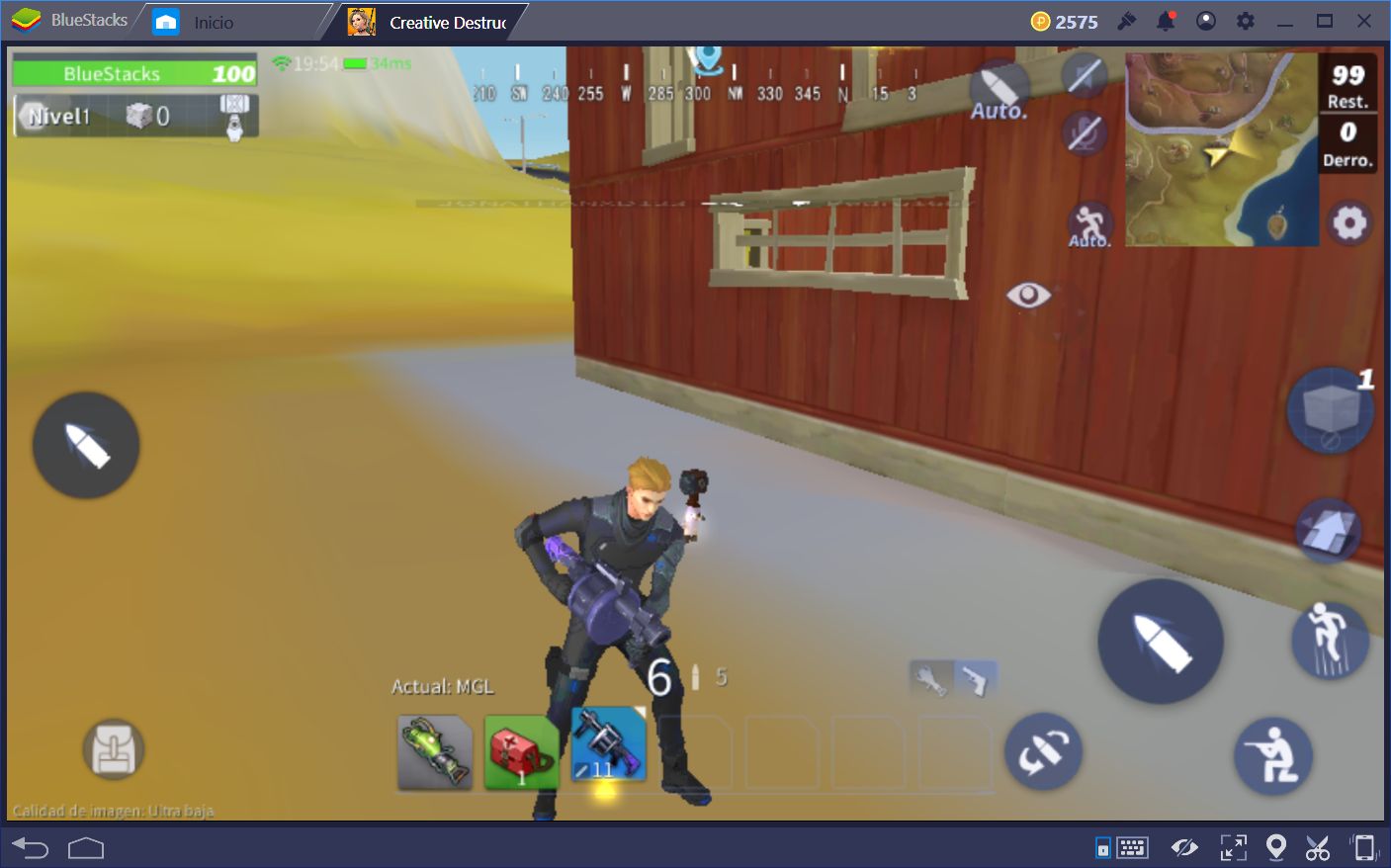 Las Mejores Armas Para Cada Ocasión en Creative Destruction