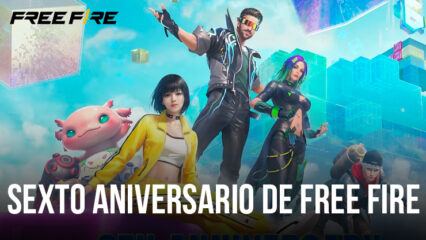 Celebraciones del sexto aniversario de Free Fire nuevas recompensas, eventos y más