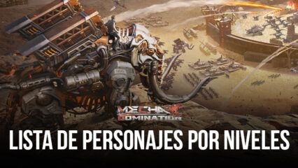 Mecha Domination: Rampage Lista de niveles ¡captura a las bestias más fuertes!