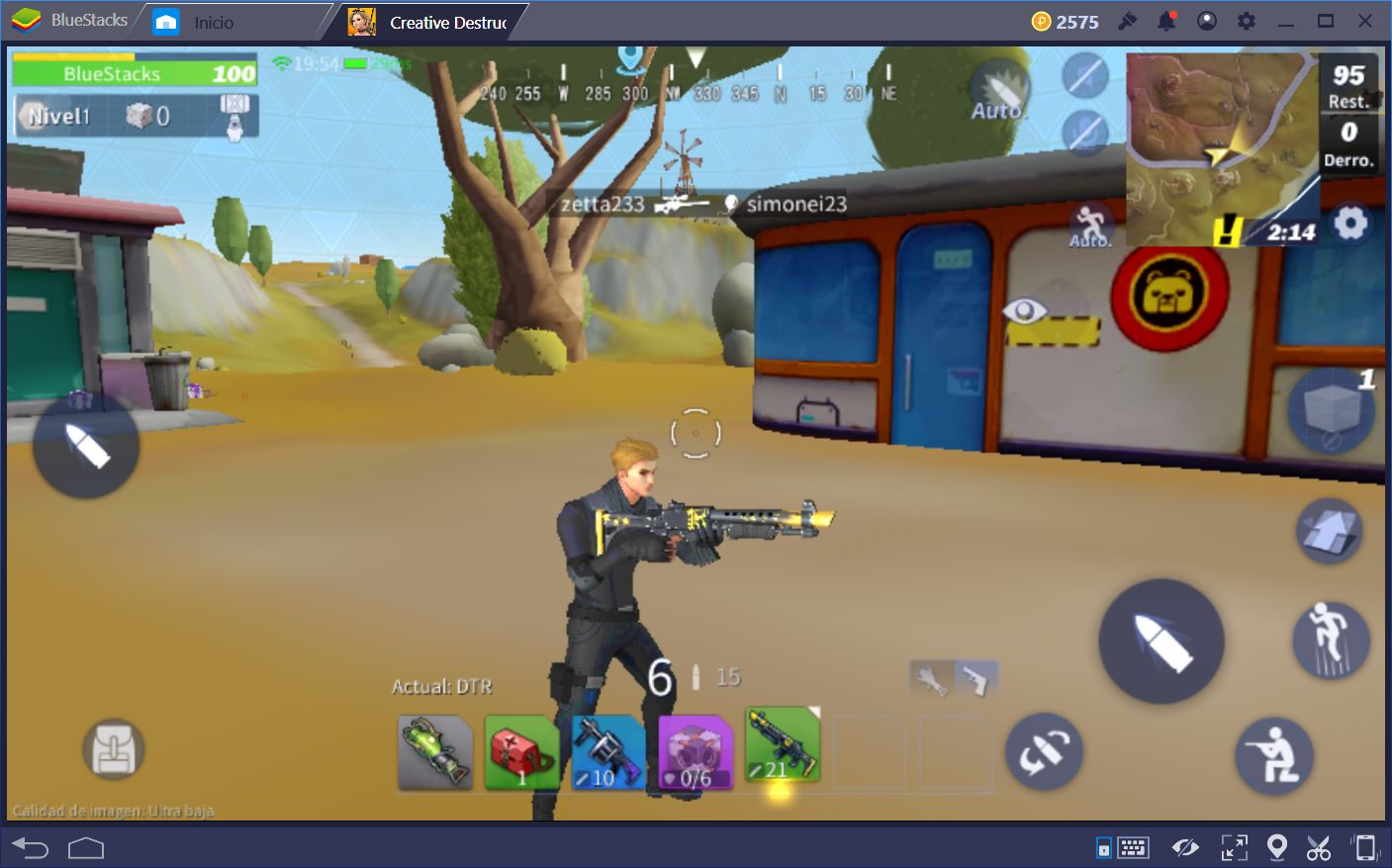 Las Mejores Armas Para Cada Ocasión en Creative Destruction