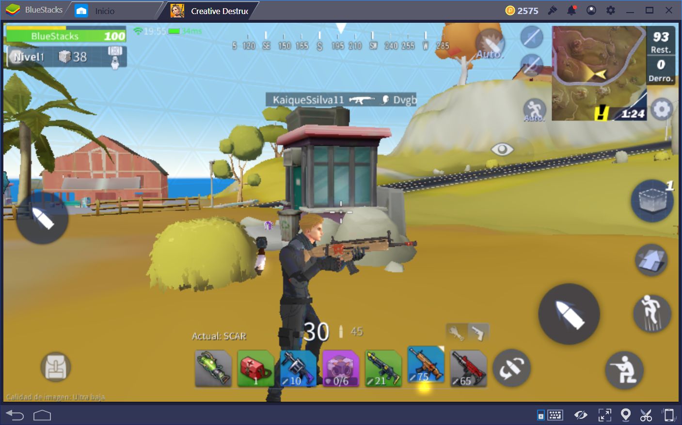 Las Mejores Armas Para Cada Ocasión en Creative Destruction