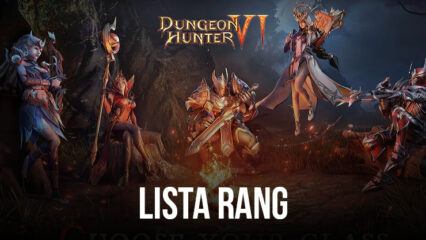 Dungeon Hunter 6 – Lista rang najlepszych poruczników