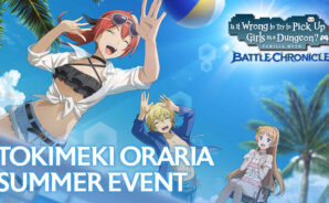 DanMachi BATTLE CHRONICLE – New Battle Cards, Event Buffs, and More in Tokimeki Orario Summer Event Part 2