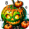 Dark Halloween Color by Number