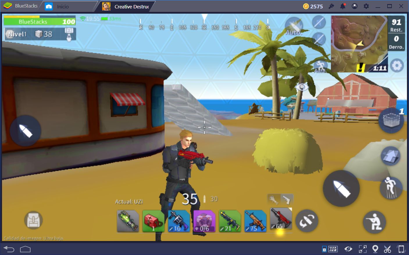 Las Mejores Armas Para Cada Ocasión en Creative Destruction