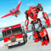 Robot Fire Fighter Rescue Truck