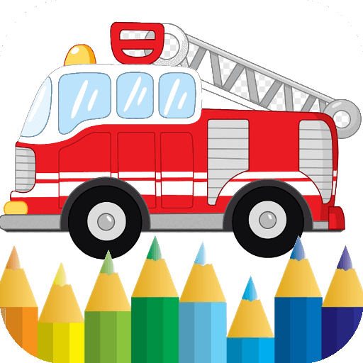 coloriage camion pompier