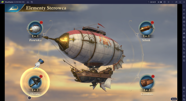 Przewodnik po sterowcu w Guns of Glory na PC