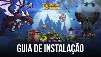 Como jogar Pixel Heroes: Tales of Emond no PC com o BlueStacks