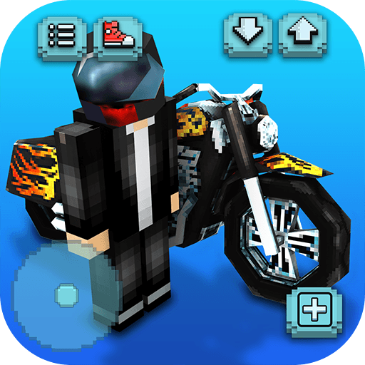 Motorcycle Racing Craft: Moto Games & Building 3D