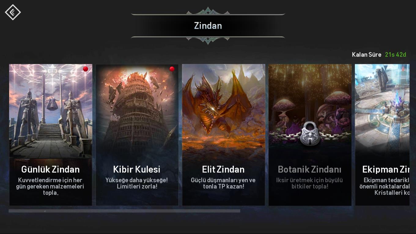 Lineage 2 Revolution Zindanlar Rehberi