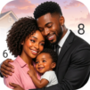 Black Family Paint By Number