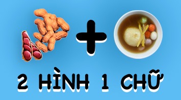 Chơi 2 hình 1 chữ