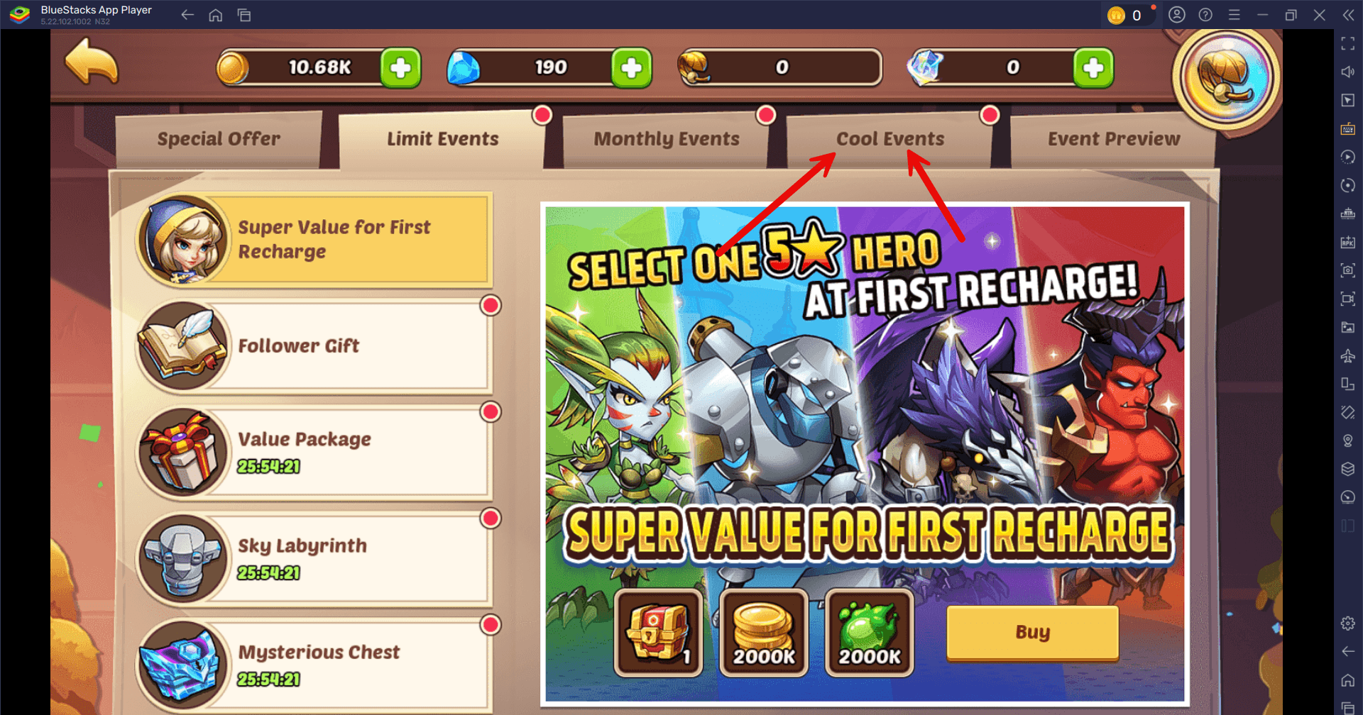 Idle Heroes Redeem Codes For November 2025