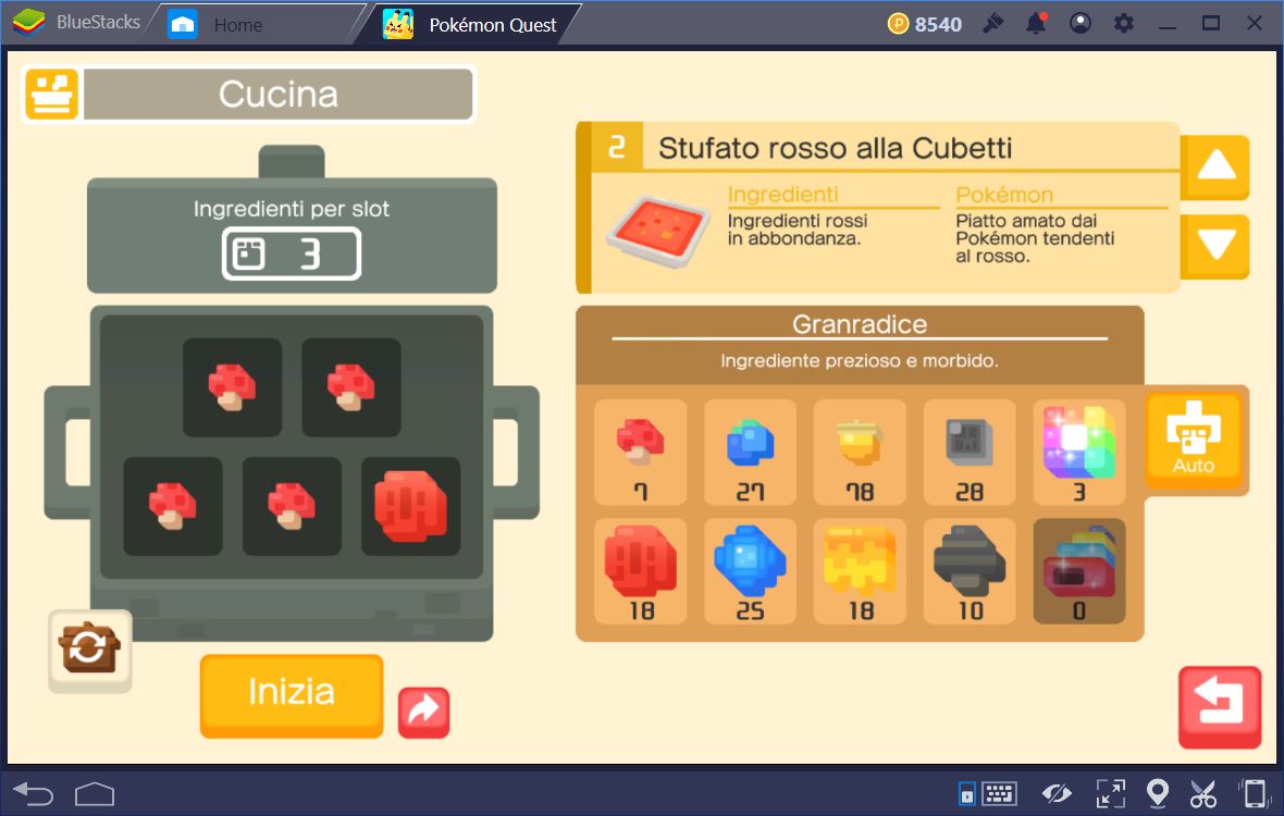 Pokémon Quest: Guida alle Ricette